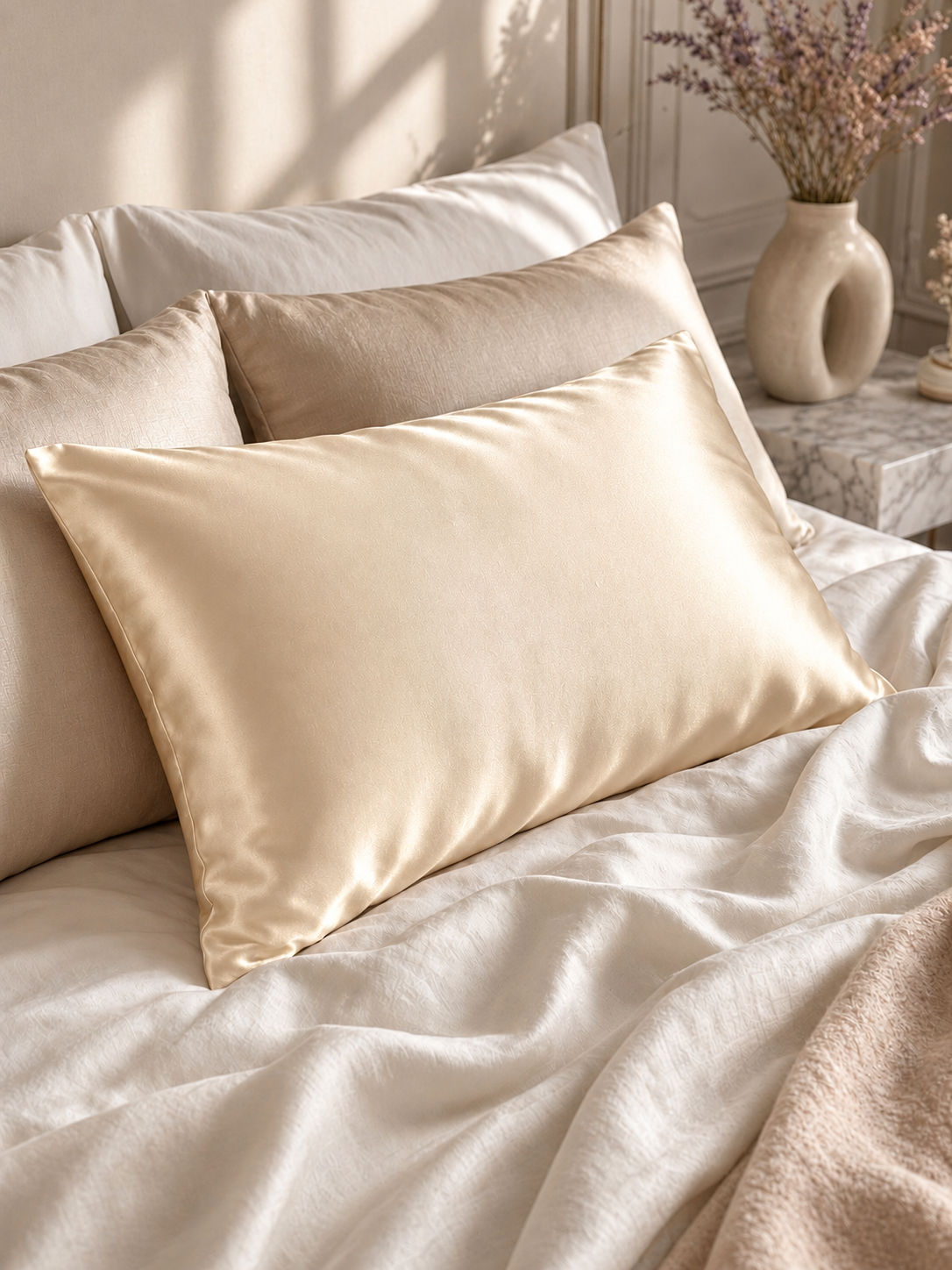 Everlune 100% Pure Mulberry Silk Pillowcase