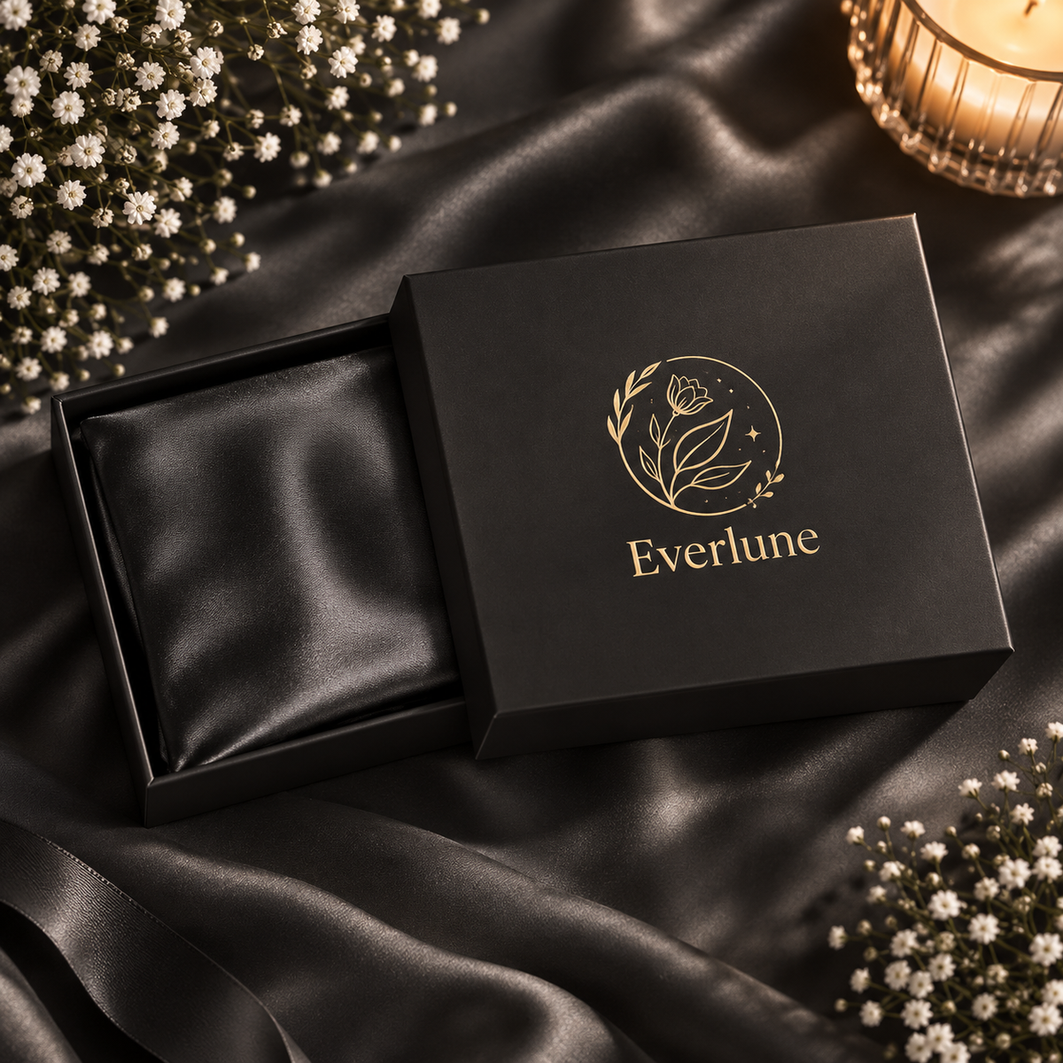 Everlune 100% Pure Mulberry Silk Pillowcase